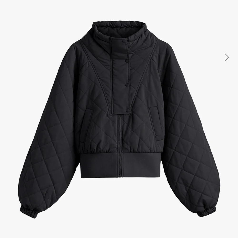 Cuyana Balloon Sleeve Light Puffer - Never Worn